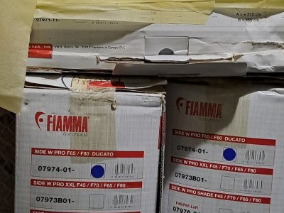  Stěny na markýzu Fiat Ducato maxi