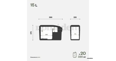 Vyměním ledničku Indel B Travel Box ITB15 za větší ITB18